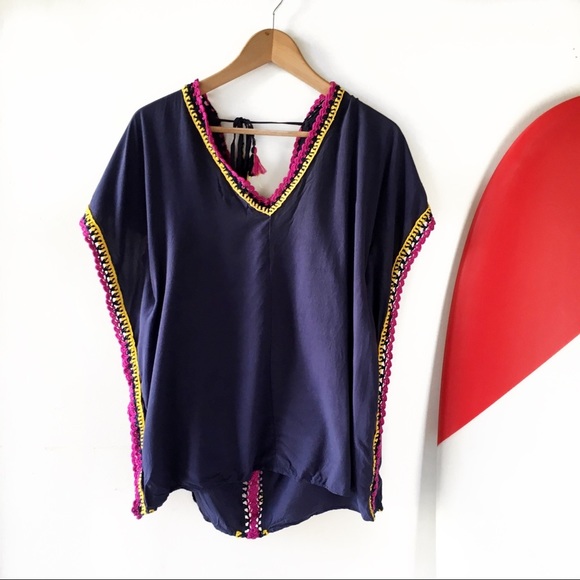 Becca Virtue Scenic Route Crochet Tunic - Picture 1 of 5